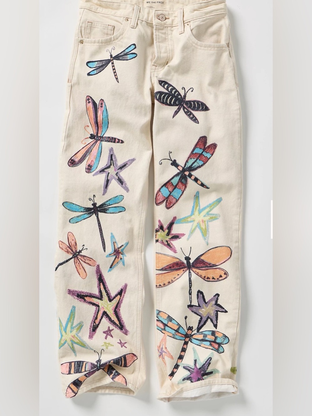 Free People WTF Tennessee Low Rise Illusions Dragonfly Jeans
Size 28 - Picture 4 of 6